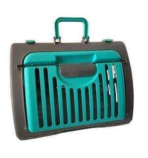 SportPet Designs Foldable Plastic Pet Carrier Travel Crate
